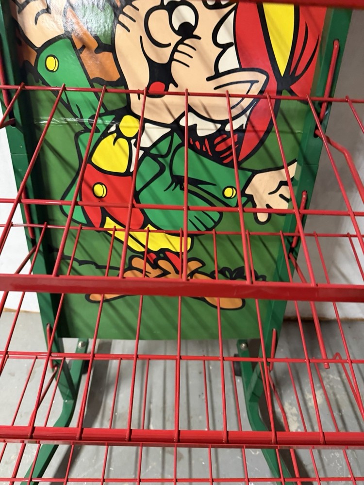 Vintage Keebler Elf Store Display Rack Double Sided Graphics Advertising