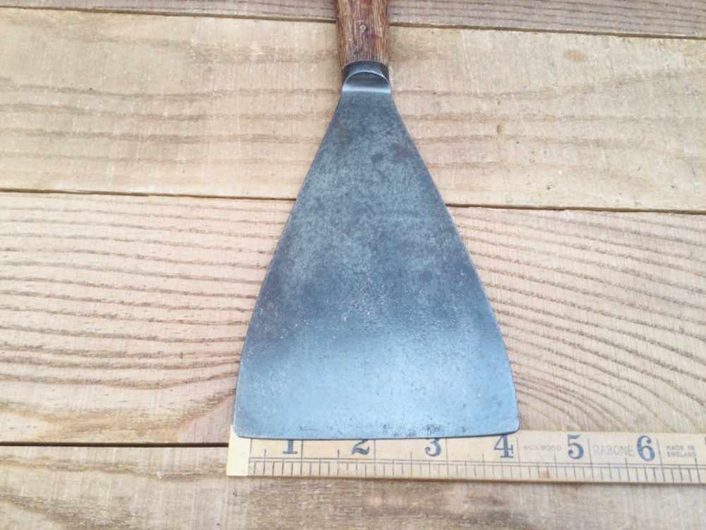 Vintage 4” Wooden Handled Decorators Scraper Tool
