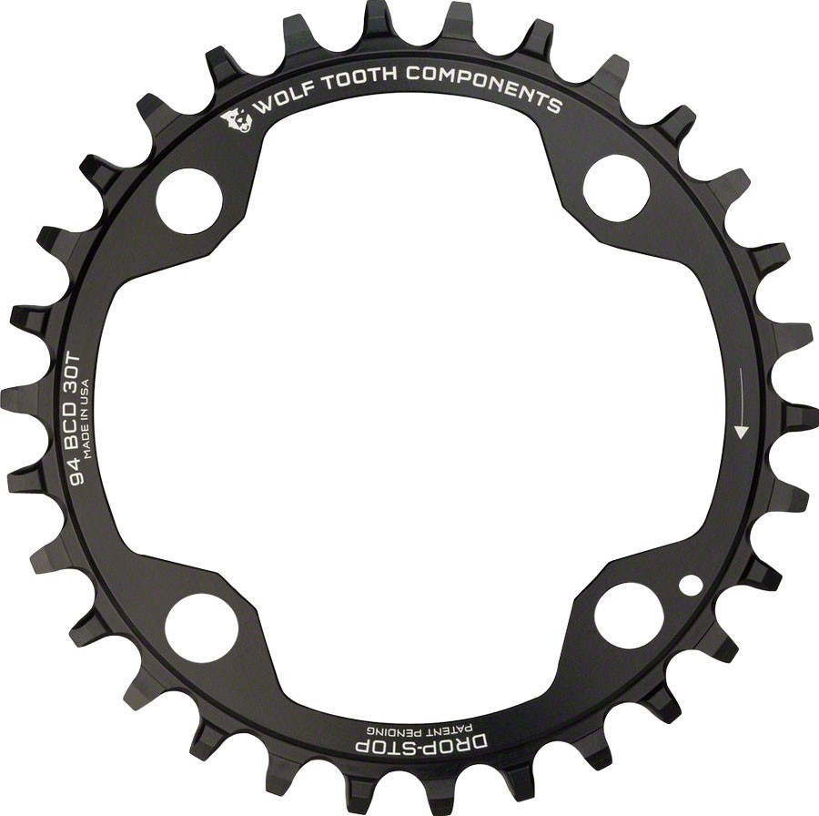 Wolf Tooth Drop-Stop Chainring: 34T x 94 4-Bolt