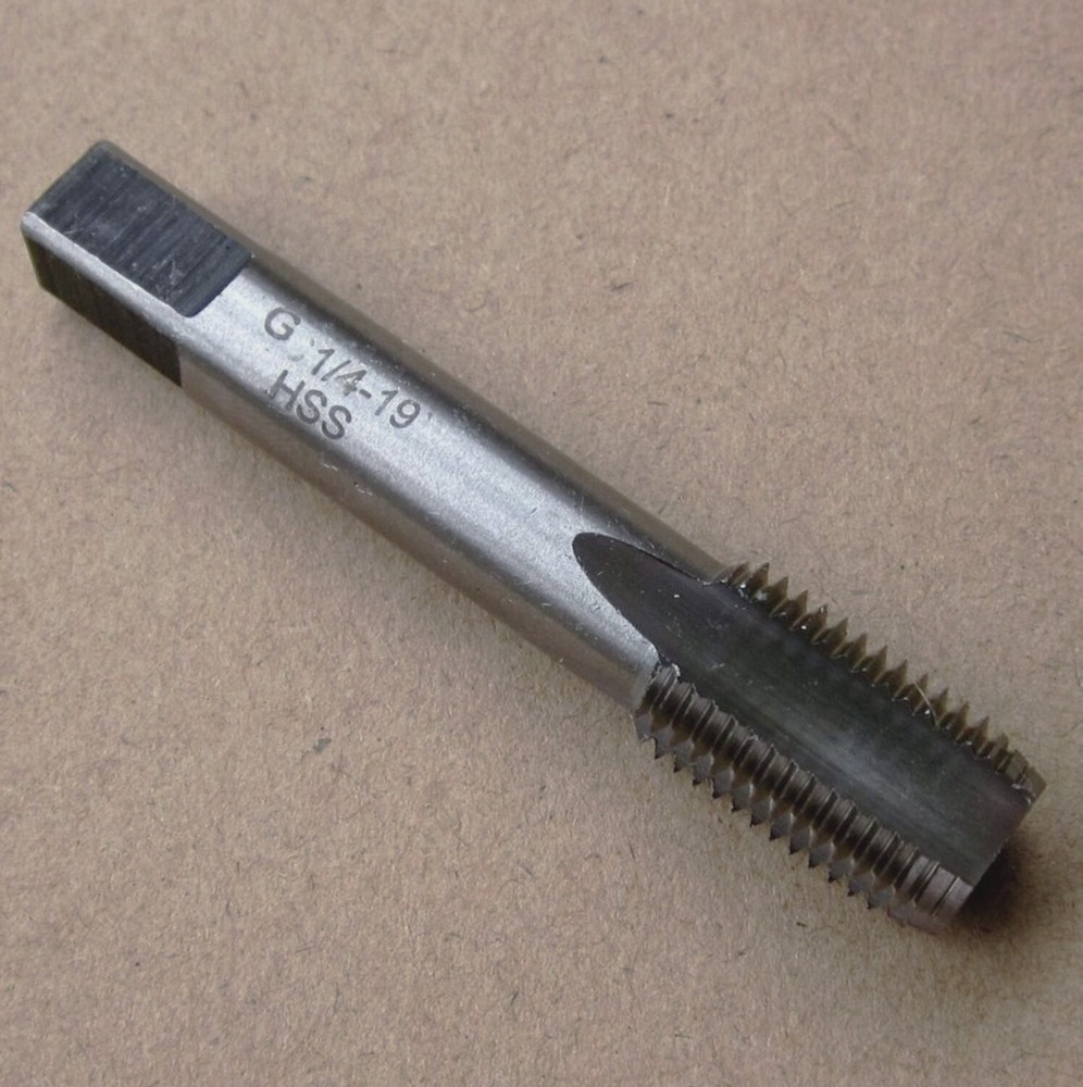 1/4" - 19 HSS BSPP Right hand Pipe Tap
