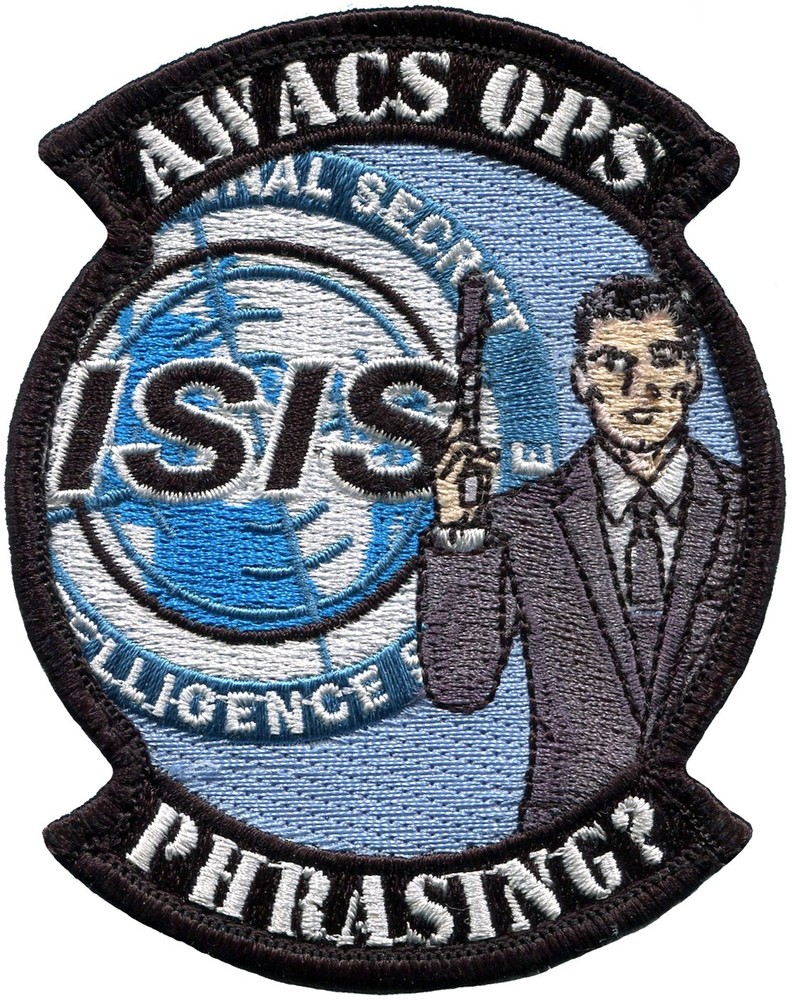 USAF 968th EXPEDITIONARY AIRBORNE AIR CONTROL SQUADRON ISIS PATCH