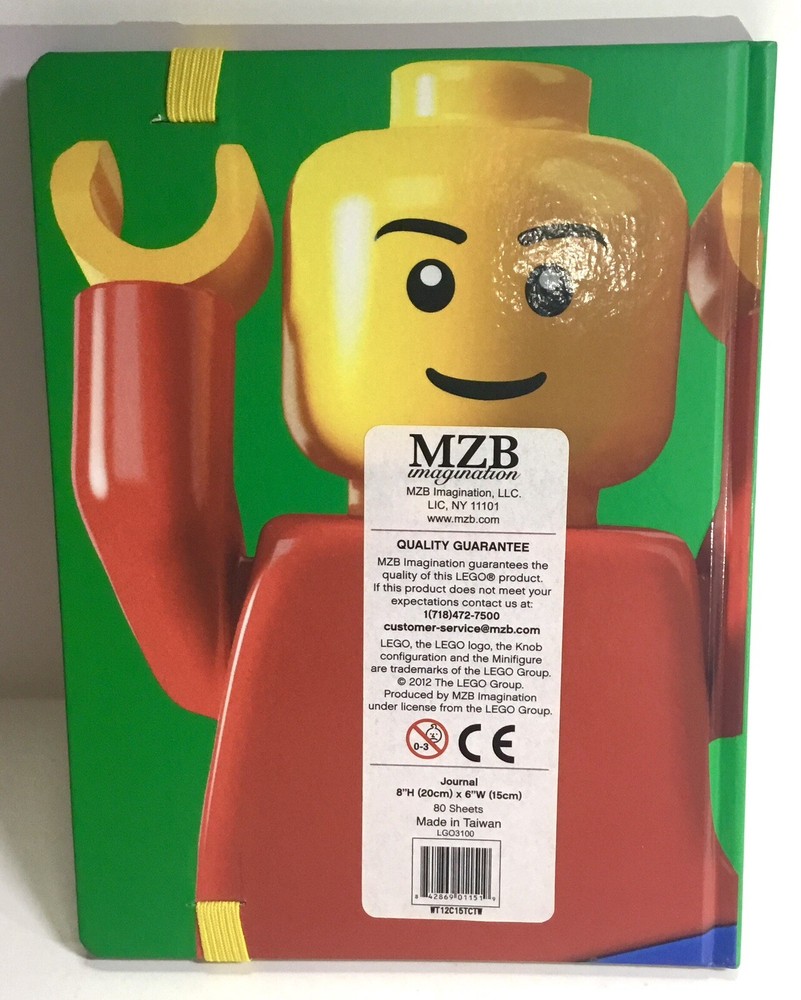 2012 LEGO Journal 8” X 6” 80 pgs. NEW