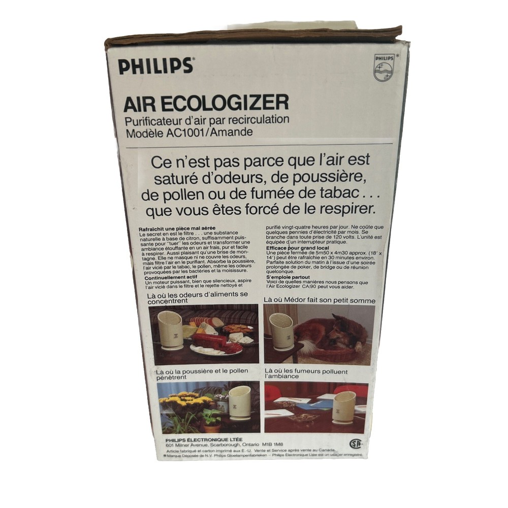 The Philips CA90 Ecologizer Recirculating Air Cleaner Deodorizer