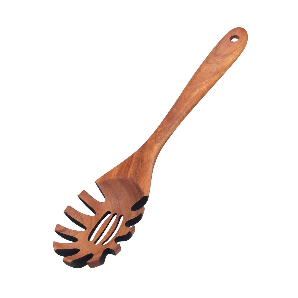 Wood Spaghetti And Pasta Server Large Wooden Spaghetti Spoon Server Long