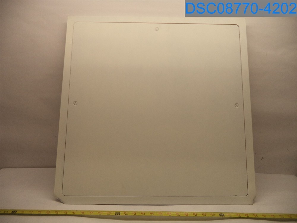 Elmdor: Metal Access Door with Frame, White