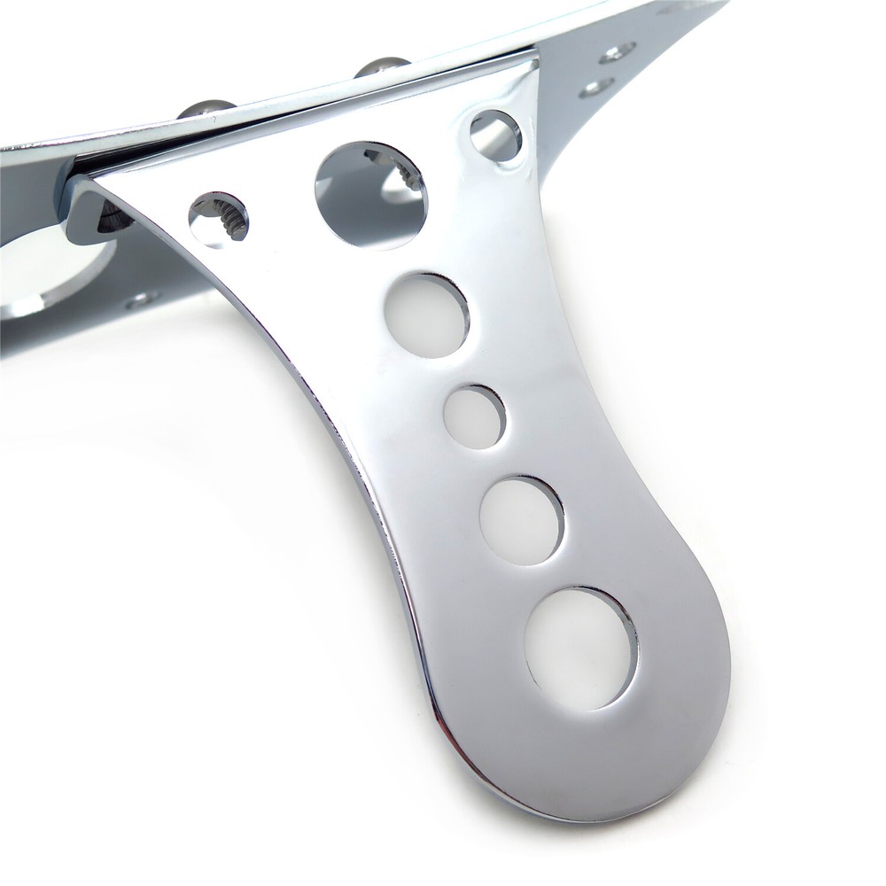 Chrome License Plate Bracket light Bracket For Harley Bobber Chopper Custom
