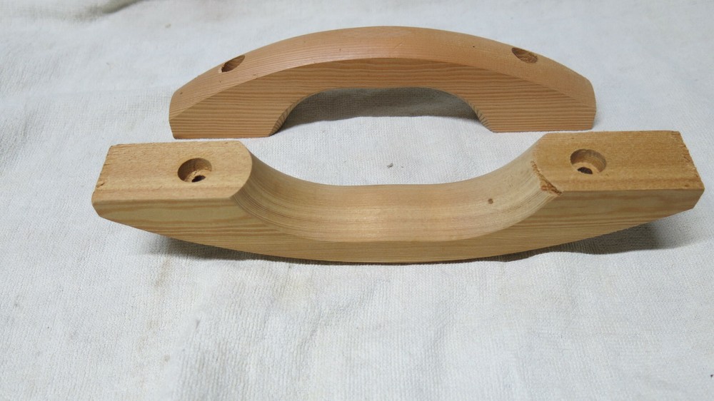 Wooden Handtool Handles Pair Originally used for Float