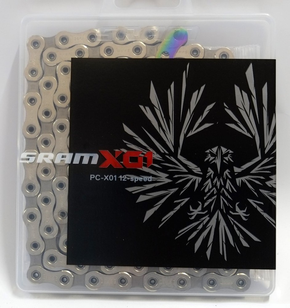SRAM PC X01 EAGLE 12 Speed Chain HollowPin Riveting 126 links, Connector Include