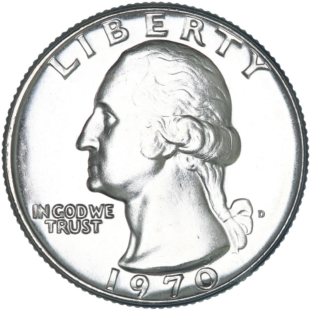 1970-D 25C Washington Quarter