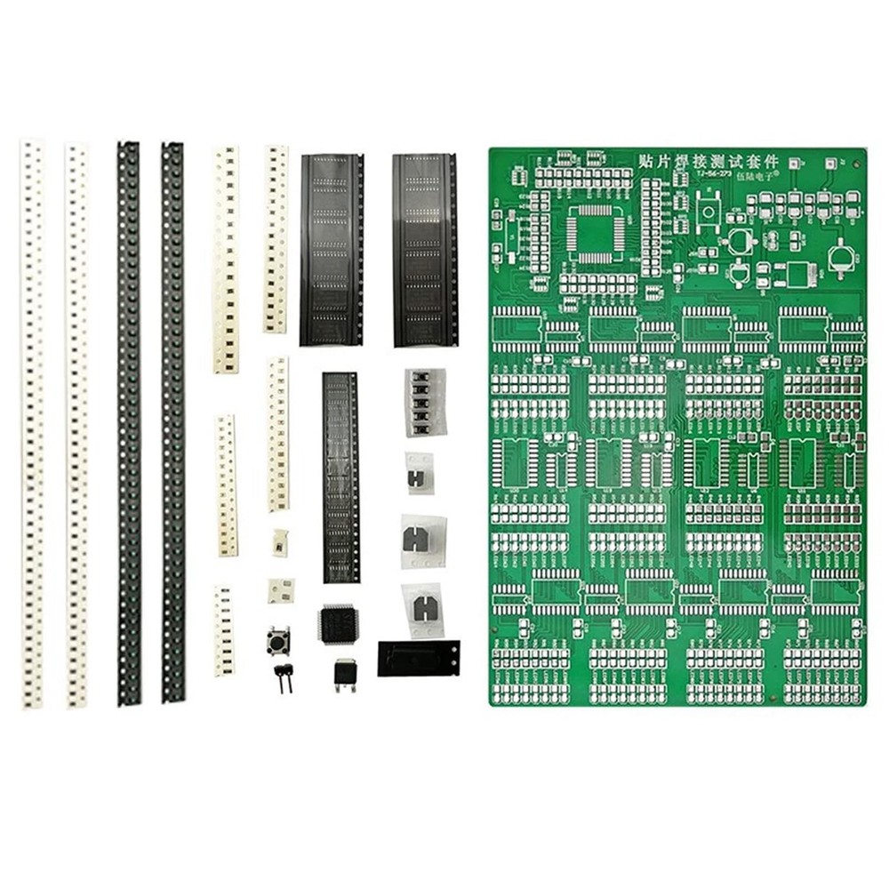 Advanced SMD/SMT Soldering Practice Kit, DIY Electronics Training Board with ...