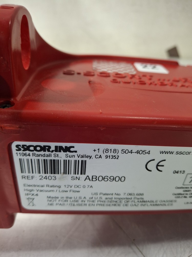 SSCOR, Inc. 2403 Quickdraw Handheld Aspirator