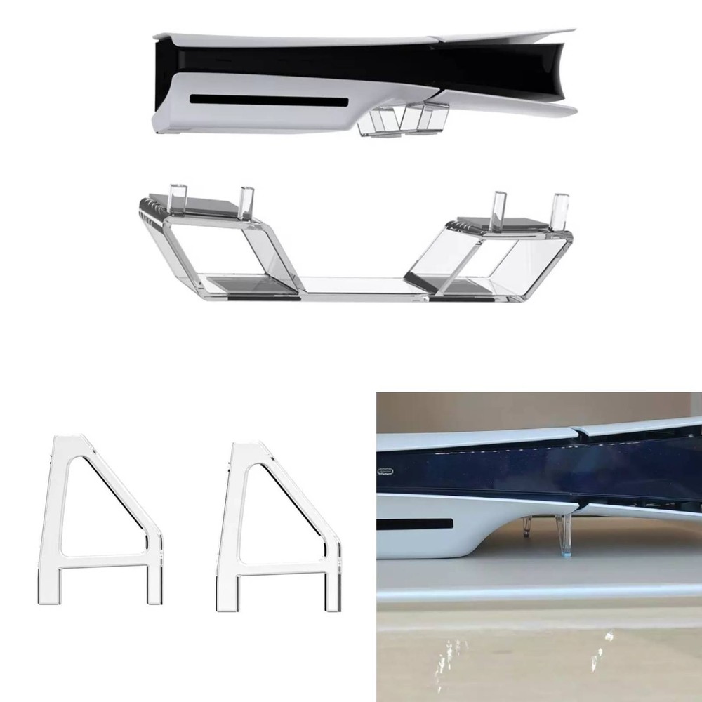 Horizontal Bracket Holder For PS5 Slim Disc & Digital Console Horizontal Mount