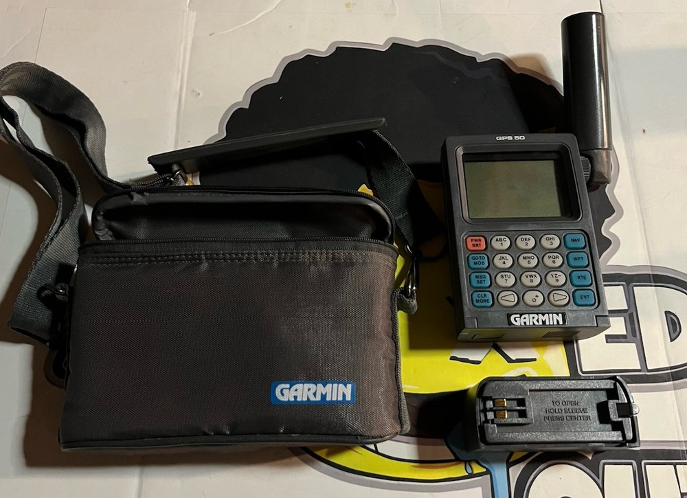Vintage Garmin Handheld Navigator GPS 50 Works Great!