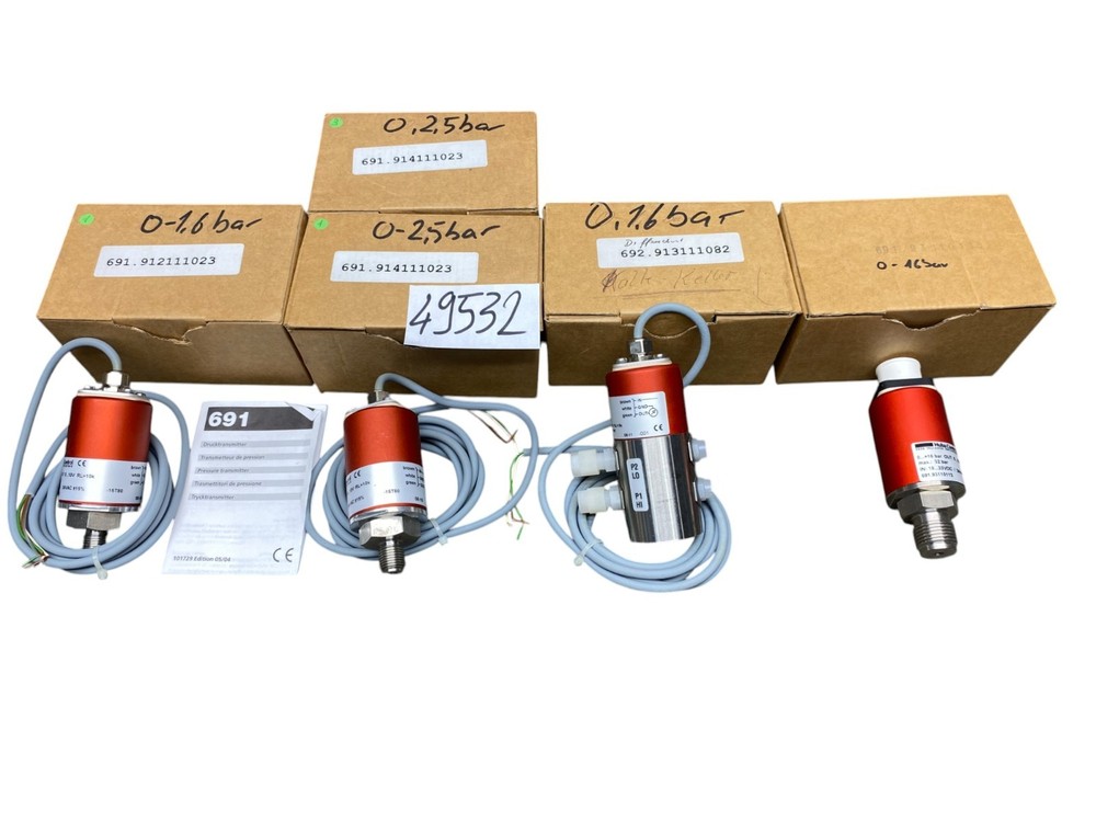 5pcs Huba Control 691-692 Pressure Transmitter 49532