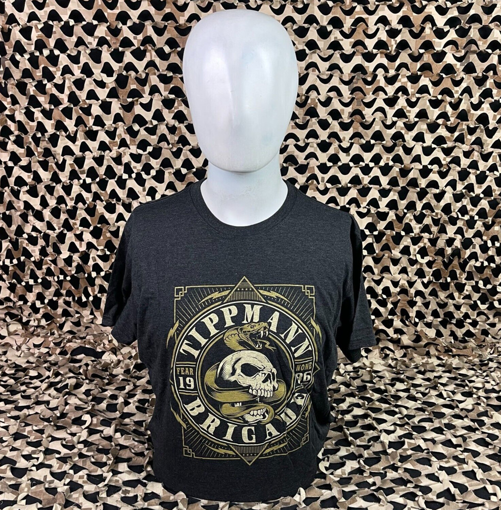 NEW Tippmann Brigade T-Shirt - Black - XX-Large