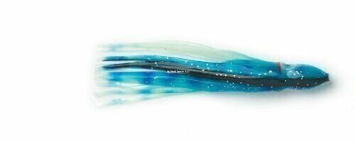 P-Line Unrigged Sunrise Squid (5 Pack), Glow/Blue,