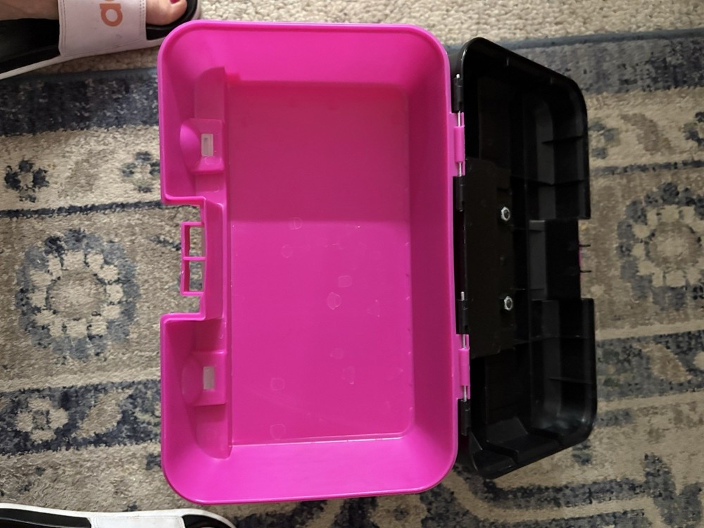 Plastic Tool Storage Organizer Box 4 Drawer Utility Craft Case Handle Portable