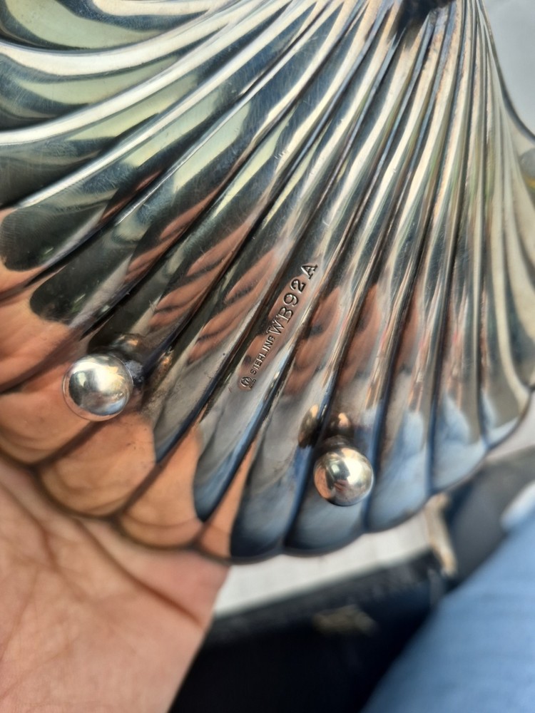 Vintage sterling silver shell dish by International #WB92A