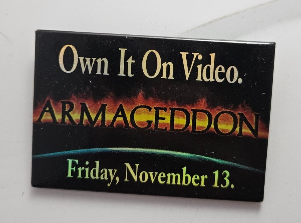 Armageddon Movie Pin