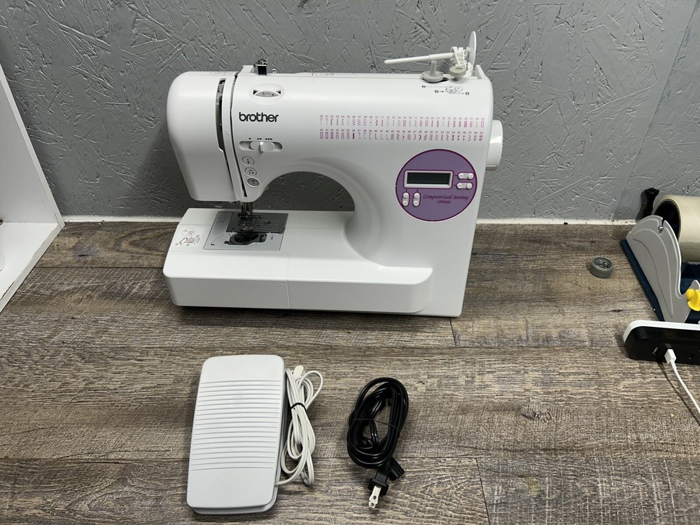 Brother Computerized Sewing Machine CP6500 With Pedal See Test VIDEO