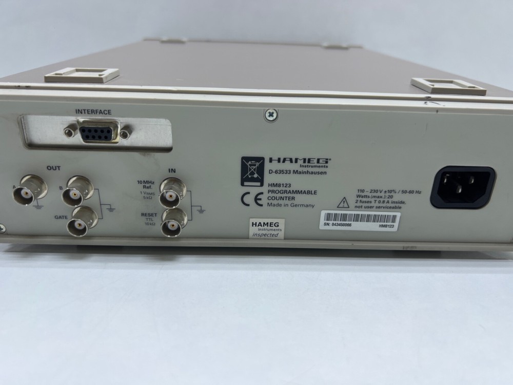 HAMEG HM8123 Programmable Counter 2.6 GHz, 4.01