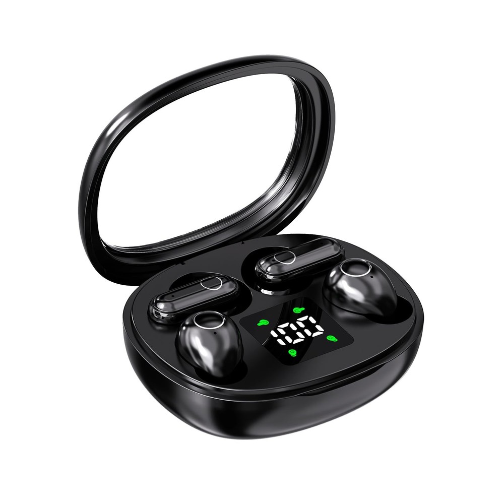 Wireless Bluetooth Headset，Tiny Size Invisible Earbuds，Sleep and Sports Earph...