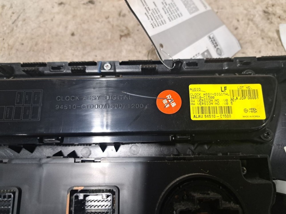 2015 Sonata Clock & Control Panel,94510c1500 Sku#4261526