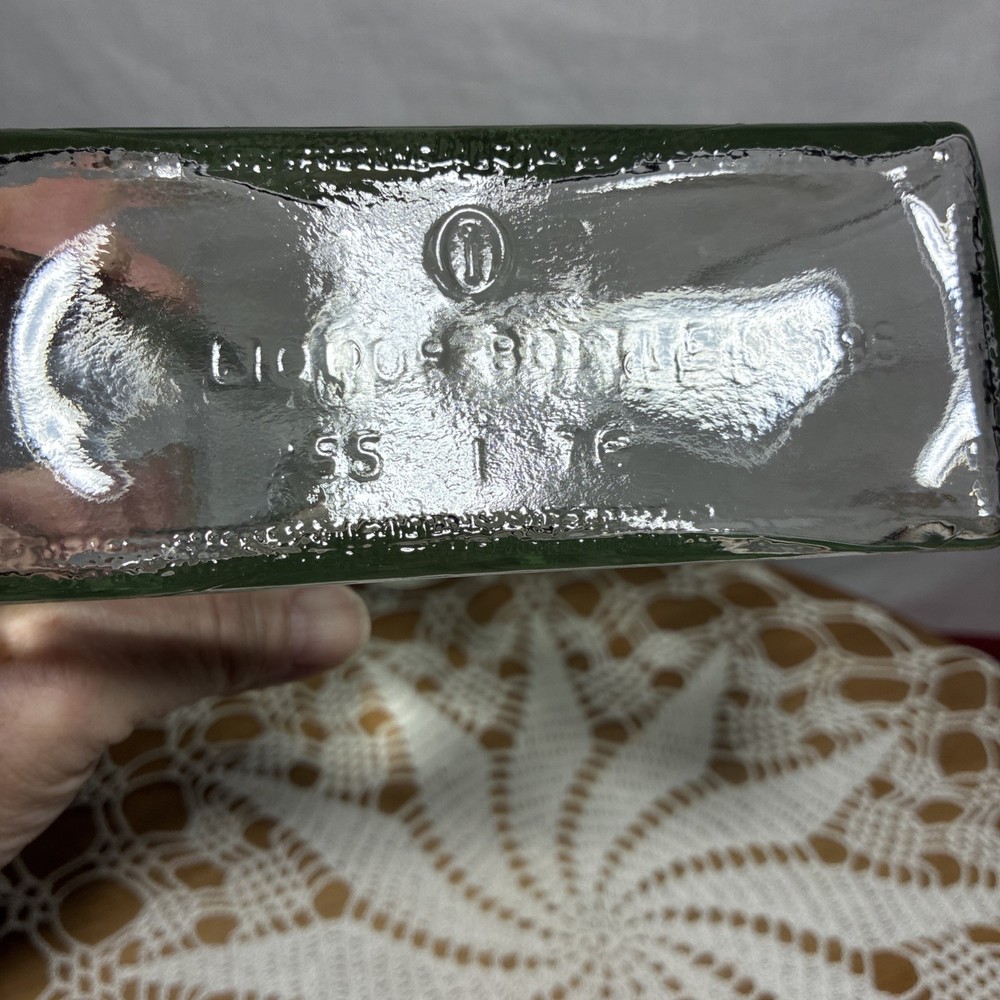 Unique Triangular Mid Century Liquor Bottle Marked 55 11 76