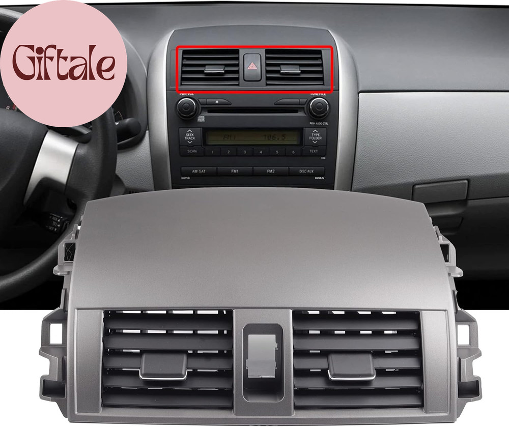 55670-02160 Center Dash A/C Dashboard AC Air Vent Panel Console Trim Outlet Kit