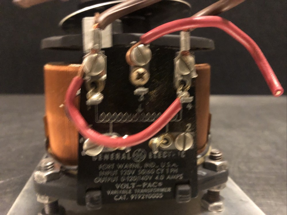 GENERAL ELECTRIC VOLT-PAC 9T92Y0005 VARIABLE TRANSFORMER 120v 140v