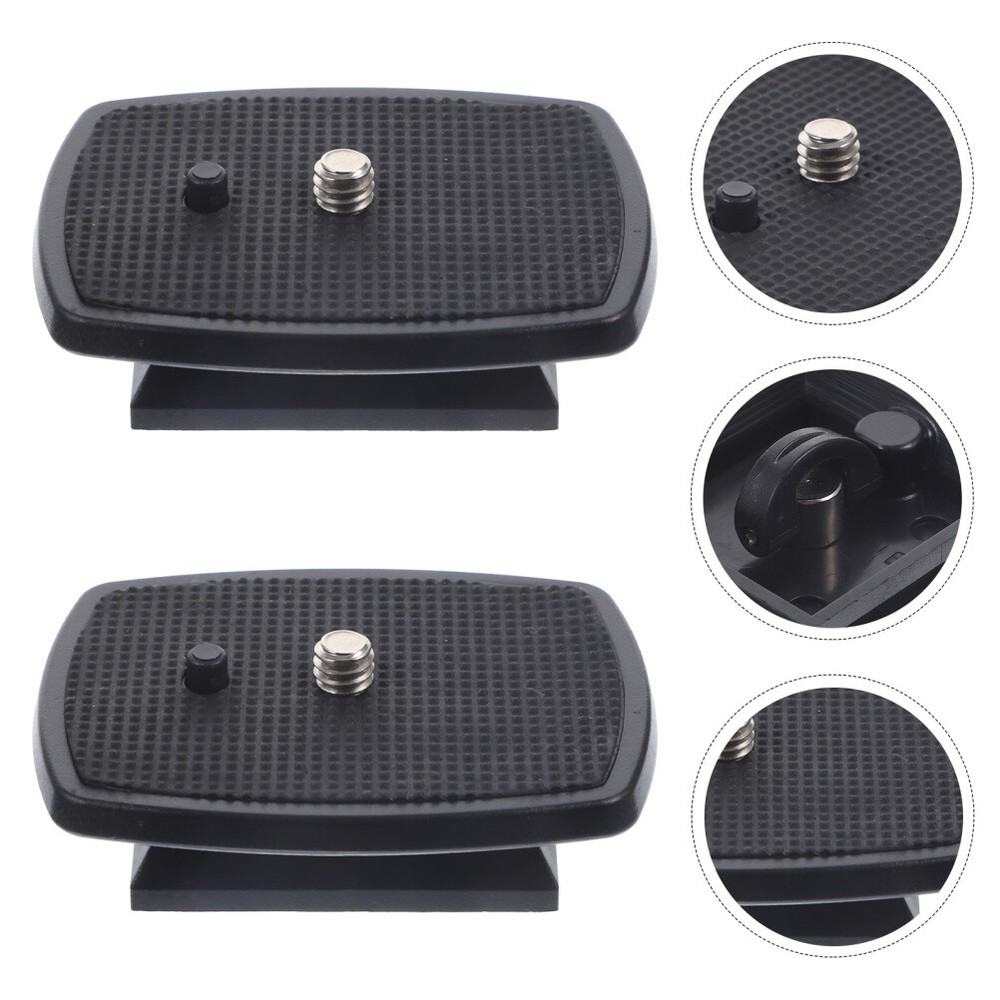 2 Pcs Camera Stand Tripod Prevent Slippery Rack Board Parts