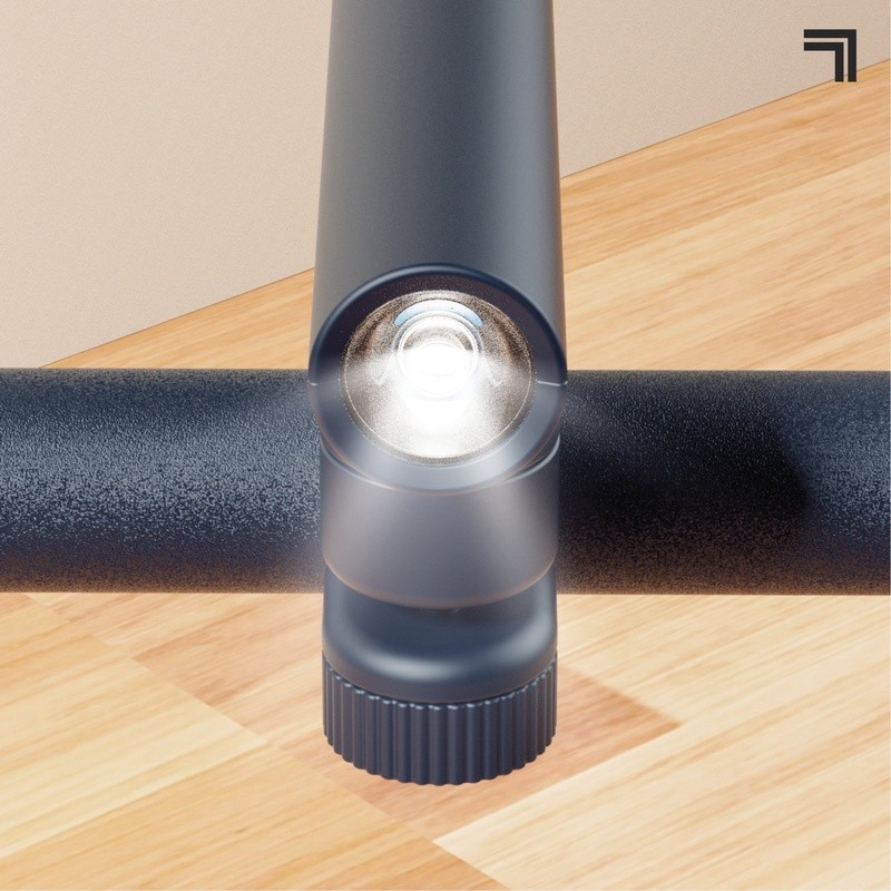 LED Mobility Safety Flashlight Rechargeable 3 Modes Swivel Mount Personal Device