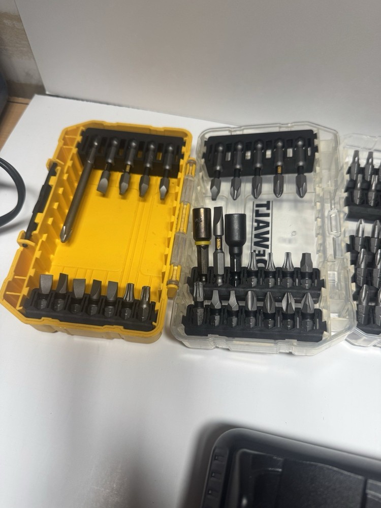 DeWALT 12V Max Drill Driver Set 2 Tools Batteries Charger Bits + Bag