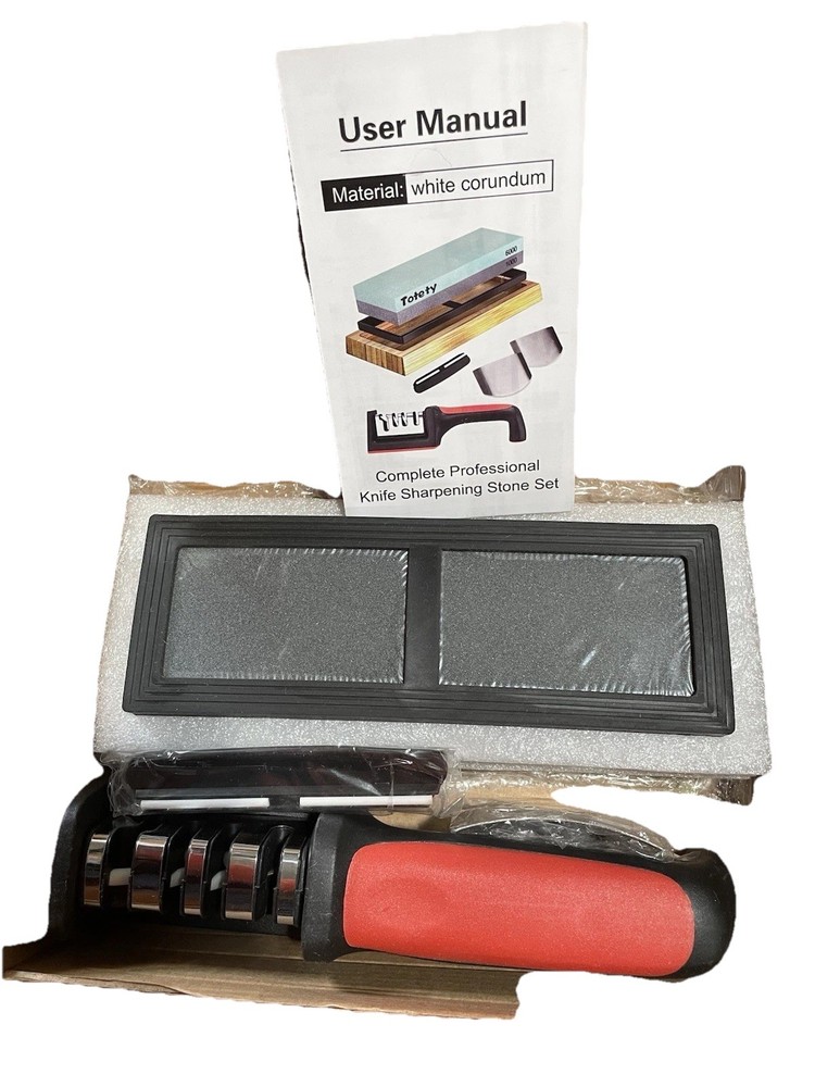 Complete Professional Knife Sharpening Premium Whetstone 7 Piece Set