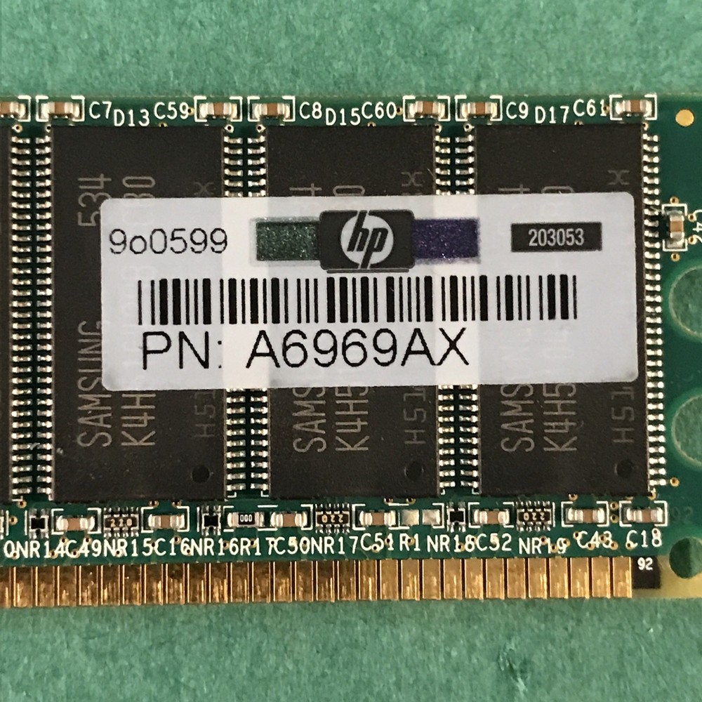 2 - HP A6969AX SMART MODULAR PC2100 DDR-266MHz ECC REG Memory Module INTEGRITY