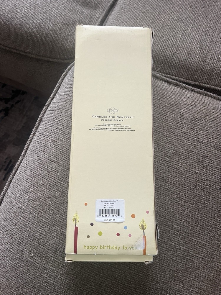 Lenox Birthday Cake Server