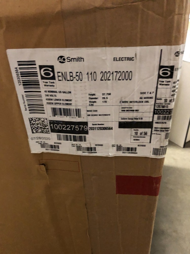 50 Gal, ProLine Lowboy (Top Connections) Electic Water Heater