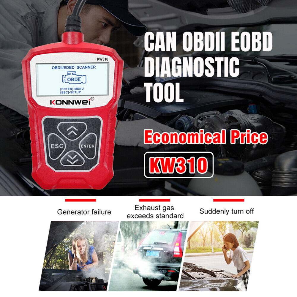 Automotive OBD2 Scanner OBD Code Reader Car Diagnostic Tool Check Engine Fault