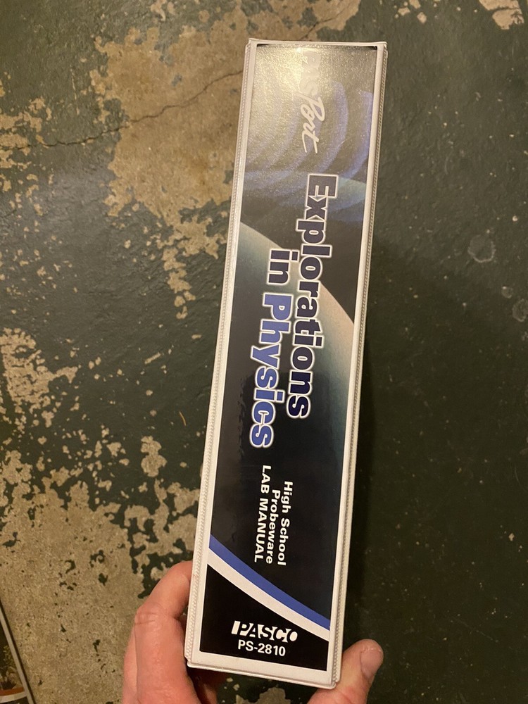 Pasco Pasport Explorations in Physics Probeware Lab Manual PS-2810