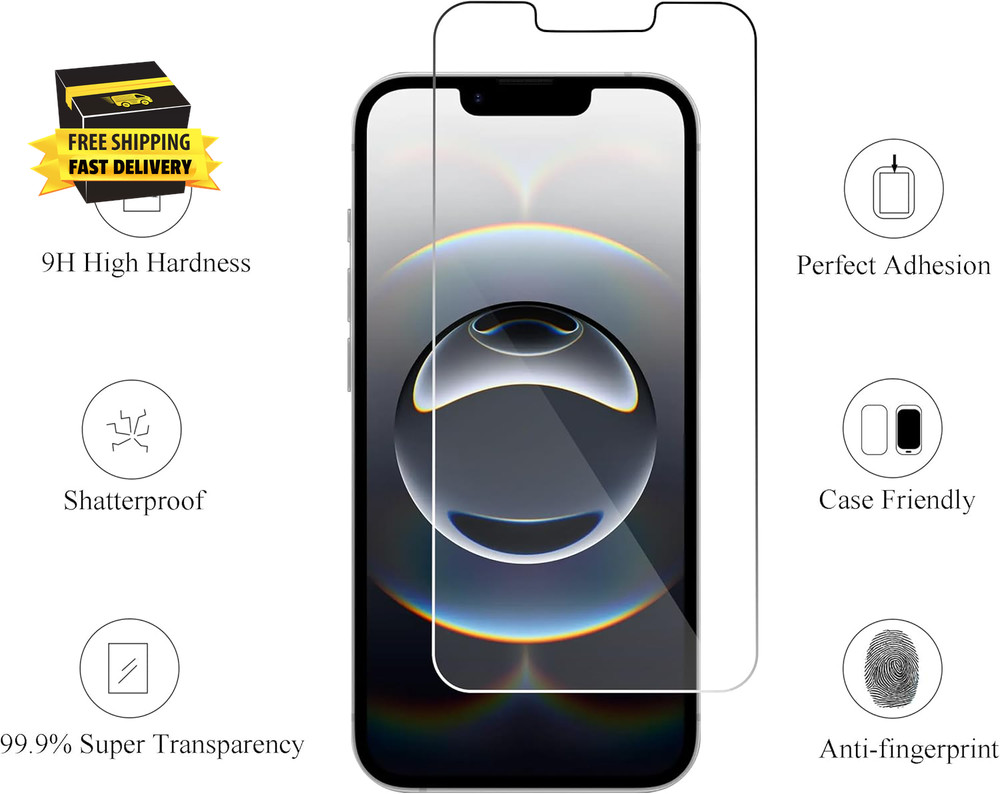 Screen Protector for Iphone 16E / Iphone 14 / Iphone 13 / Iphone 13 Pro [6.1 Inc