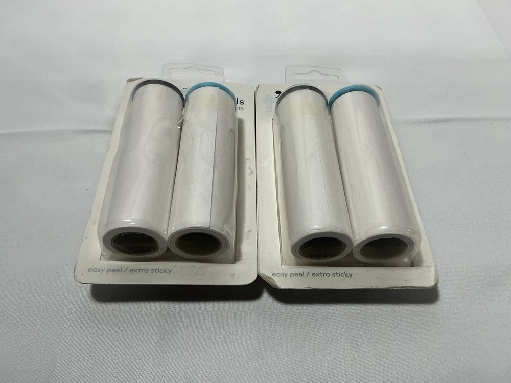 Flint Lint Roller Refills (2) 2-Pack Easy Peel, Extra Sticky, 120 Sheets