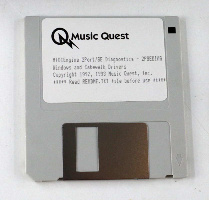 OPCODE interface MIDIEngine 2Port/SE for Windows 95 & 3.1 Music Quest 1993