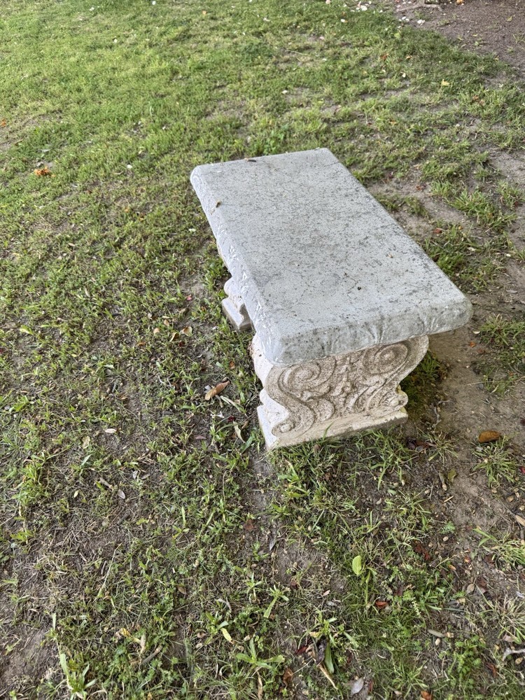 Garden Bench Italian Stone