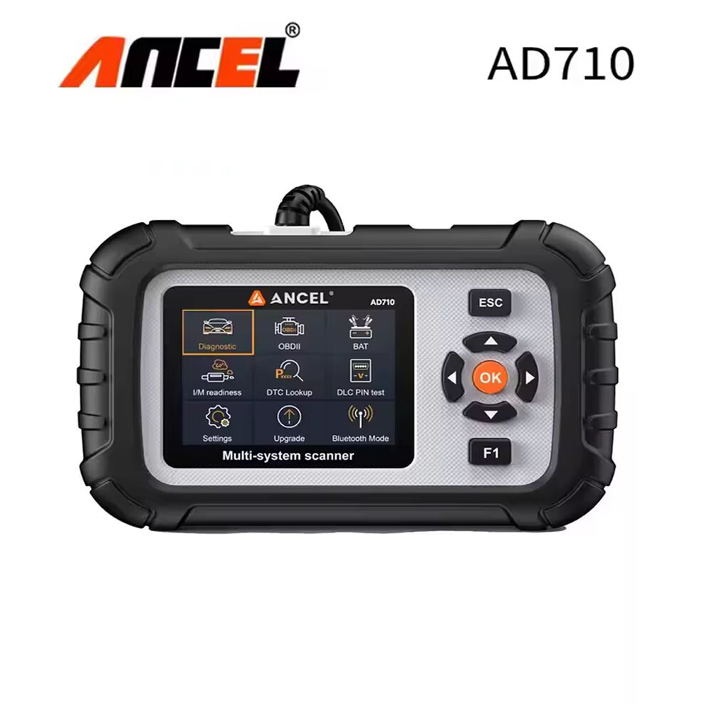 ANCEL AD710 Scanner OBD2 Reader Car Engine ABS SRS Diagnostic Tool EPB ABS Reset