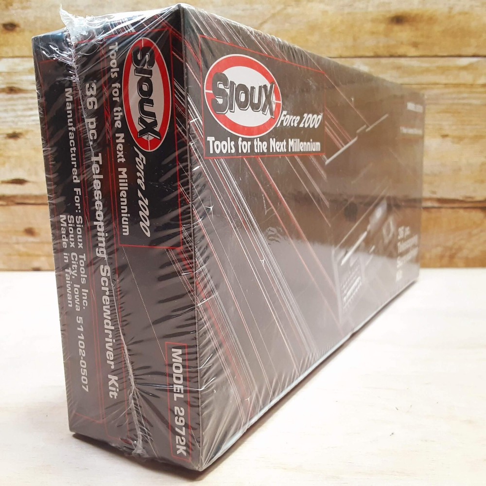 Sioux Force 2000 Model 2972K Telescoping Screwdriver Kit 36 pc. W/ Case Sealed!