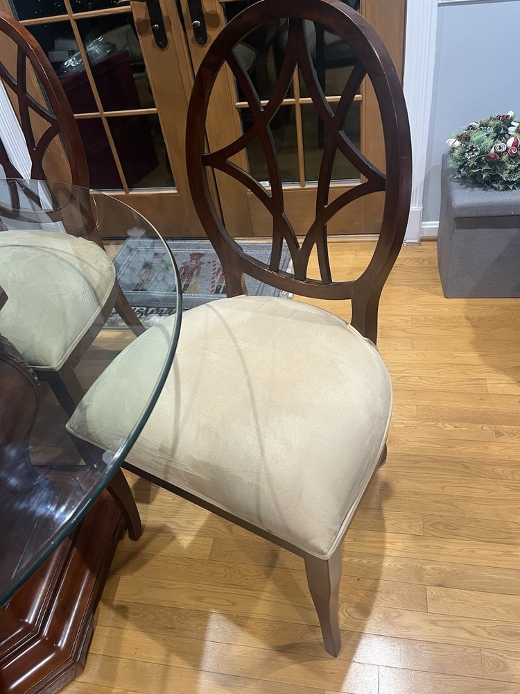 Five Piece Wood Base Dining Set