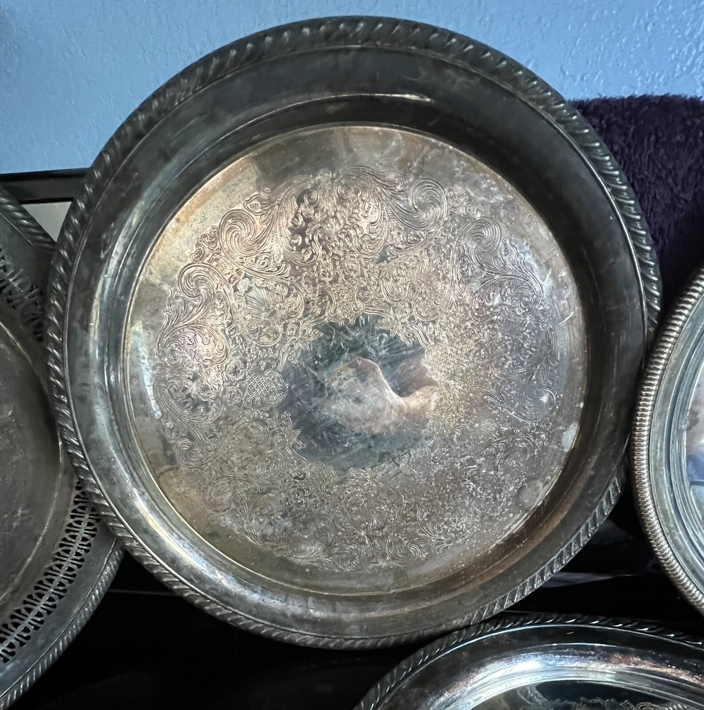 William Roger’s, Oneida & 2 Others Silverplate Trays