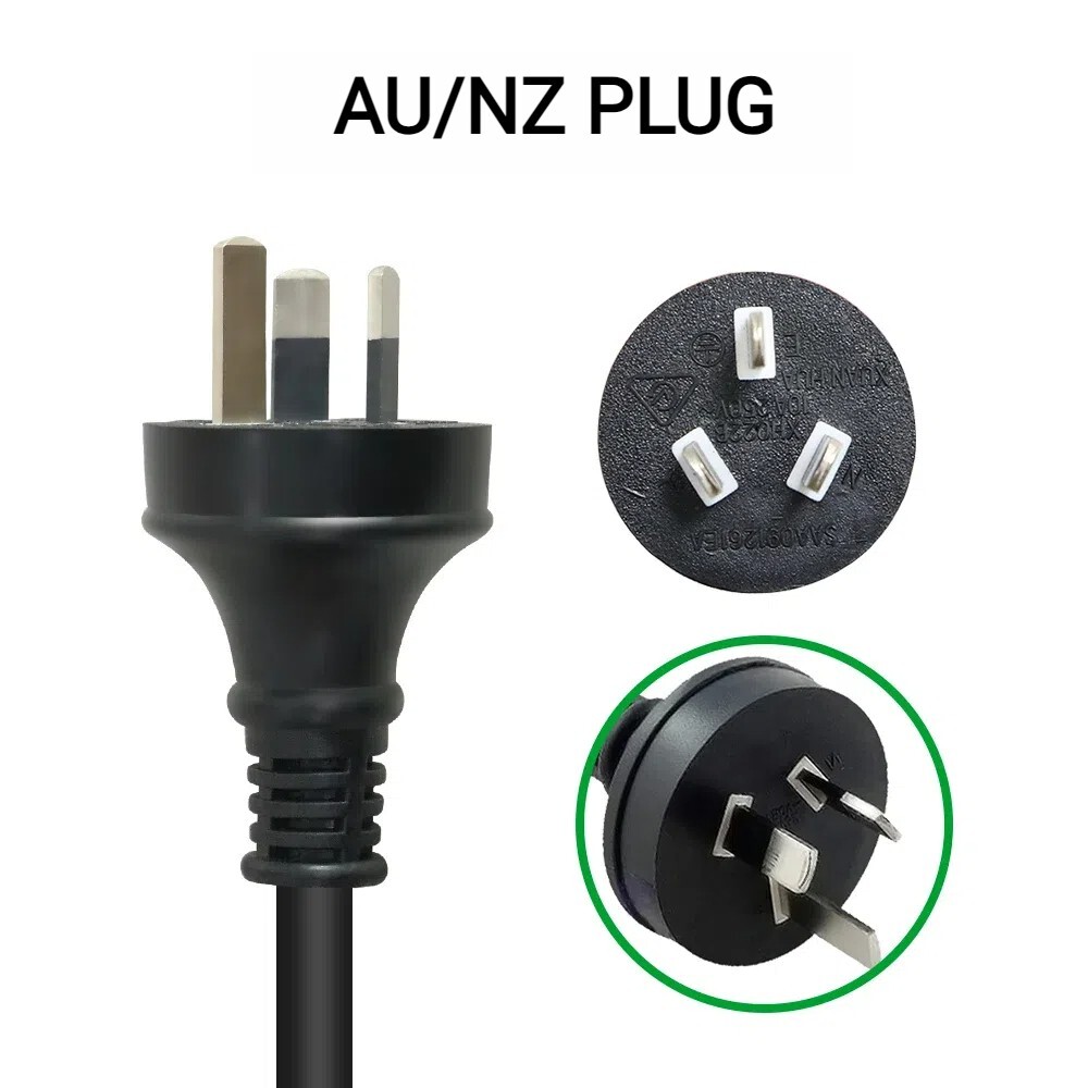AU 8A-15A (adjustable) Type 2 Portable Charger, With Screen, Delayed Charging,5m