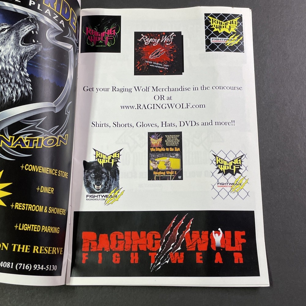 2010 Alexis Davis vs Elaina Maxwell MMA Fight Program Raging Wolf IX R1601