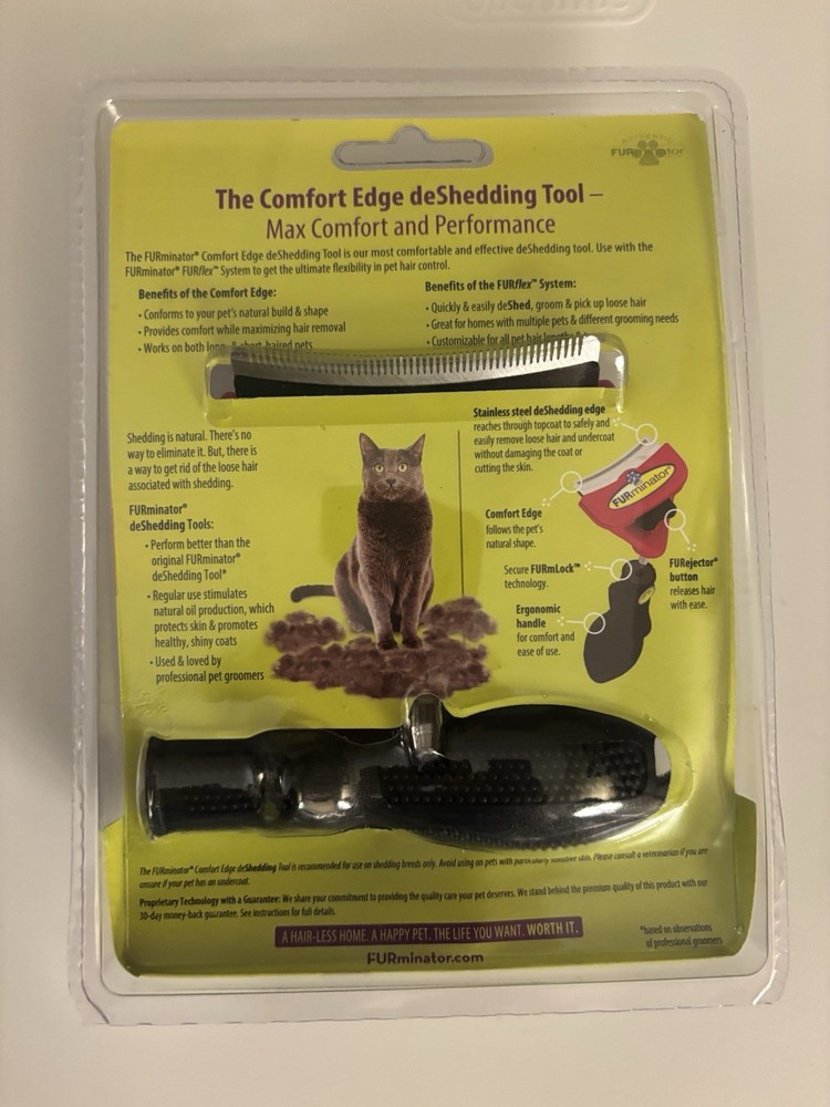 Furminator Undercoat Deshedding Tool For Large Cats New